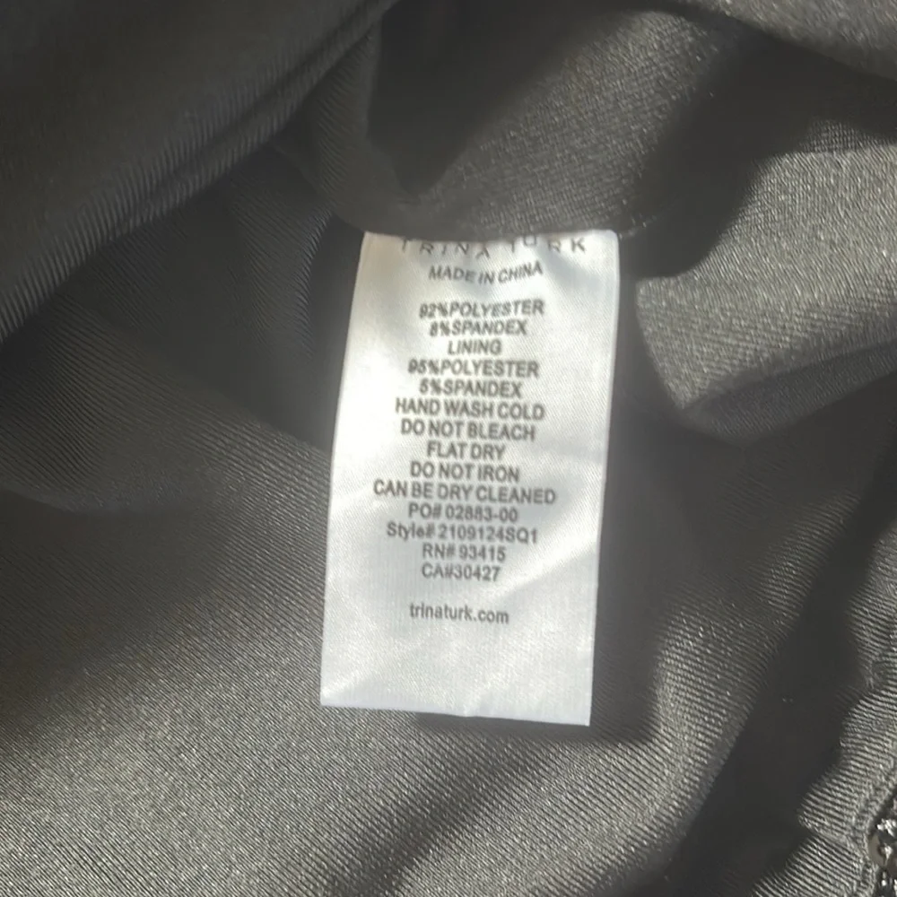 Trina Turk Sprite Dolman Top - Black -  Size Small - Picture 8 of 8